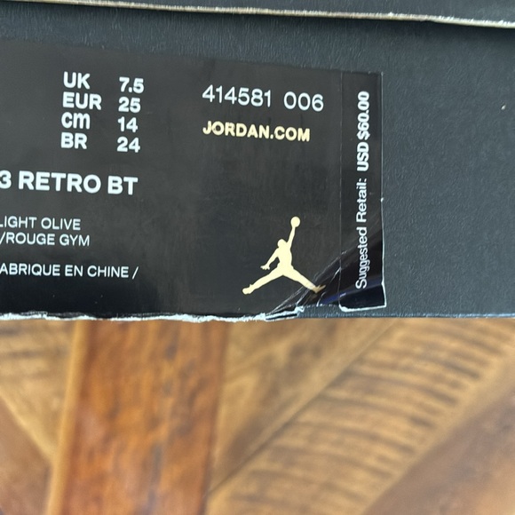 Jordan 13 Retro BT size 8C - Picture 7 of 8